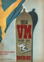 Lngdskidkning - Cross Country skiing Vrldsmsterskapen p skidor 1954. VM, Falun 13/2-21/2, re 27/2-7/3